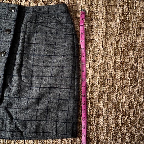 Madewell Wool gray skirt - Picture 8 of 9